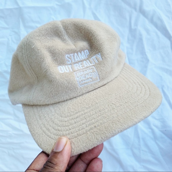 Brain Dead Accessories - We Are Brain Dead Stamp Out Reality Acrylic Hat!